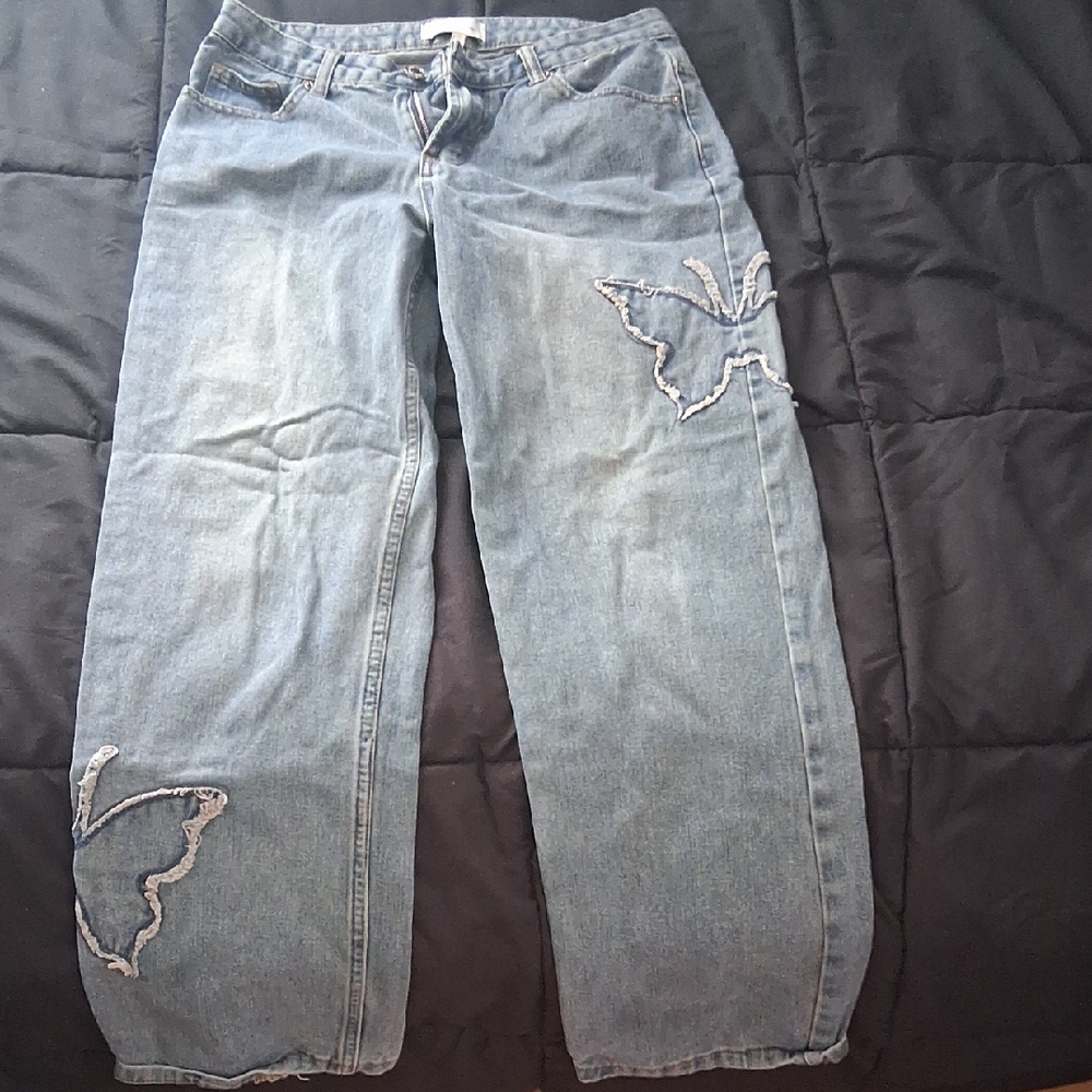 Angel Kiss Blue Flare & Wide Leg Jeans